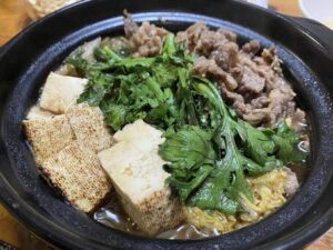 すき焼きの豆腐