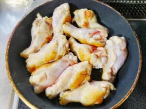 手羽元生焼け