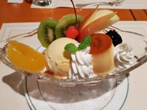 プリンアラモード