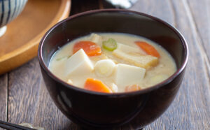 豆乳入りの味噌汁