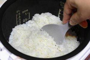 ごはん固い