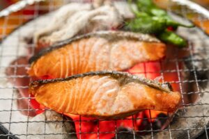 秋鮭料理