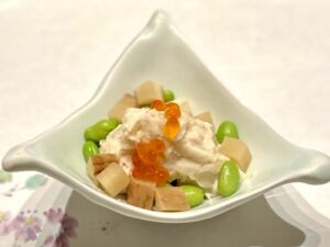いぶりがっこ入りポテトサラダ