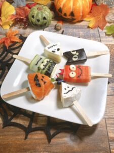 ハロウィンキャラ弁 おばけチーズ