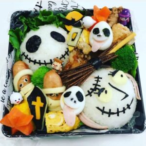 ハロウィンキャラ弁 おばけおにぎり
