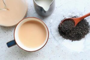 茶葉：牛乳