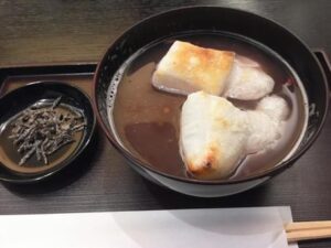 おしるこ 塩昆布