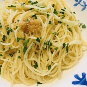 オリーブオイル&ガーリックのシンプルパスタ