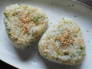 おにぎり　　天かす