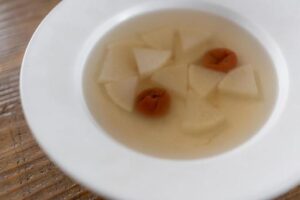 梅入りスープ