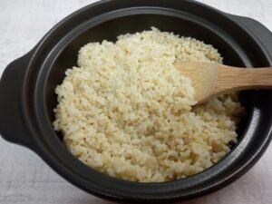 玄米　土鍋