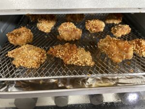 唐揚げ　トースター