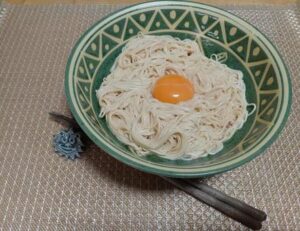 卵とごま油