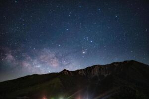 天の川　山