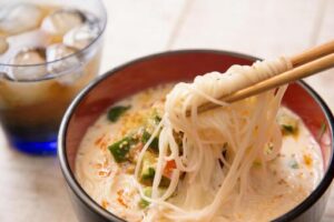 豆乳　そうめん　マンネリ