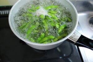 枝豆　茹で