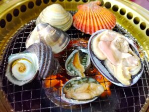 牡蠣・サザエ・はまぐり　BBQ
