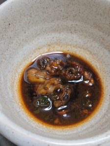 アワビ　肝しょうゆ