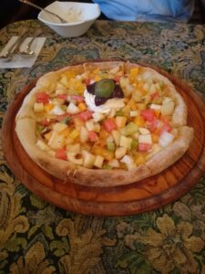 フルーツヨーグルトピザ
