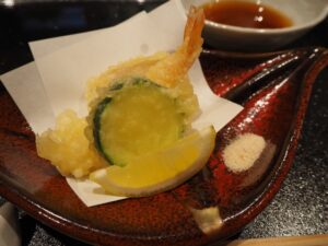 ズッキーニ　天ぷら