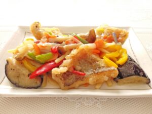 白身魚あんかけ
