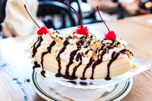 チョコバナナ風デザート