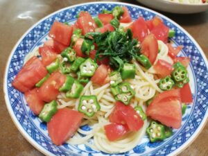 夏野菜パスタ
