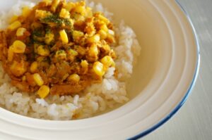 ツナとコーンの混ぜご飯