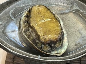 アワビ　酒蒸し