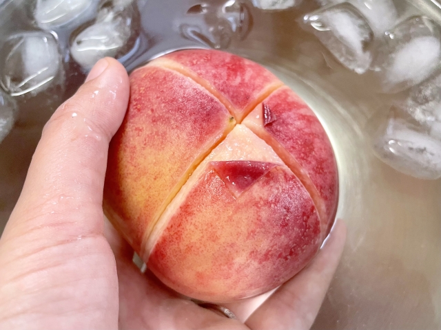 桃 皮 むき方