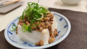 冷奴　納豆