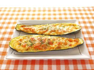 ズッキーニ　チーズ焼き