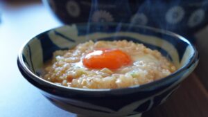 卵入り雑炊