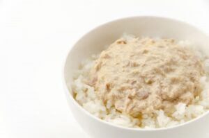 豆腐とツナの冷たい丼