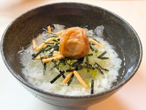 梅しそ冷やし茶漬け