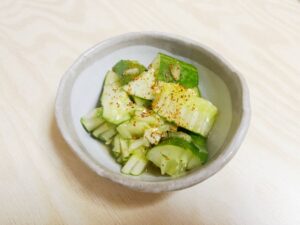 きゅうりのピリ辛たたき