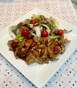 焼肉のたれで作る豚こま炒め