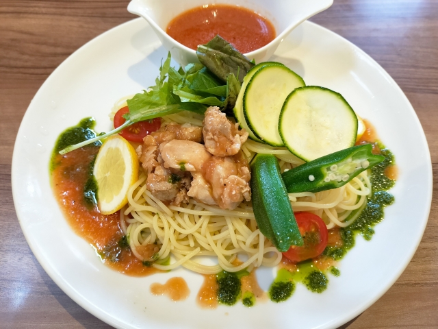 夏野菜パスタ