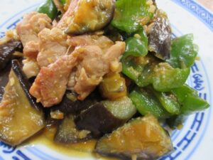 なすと豚肉のさっぱり南蛮風