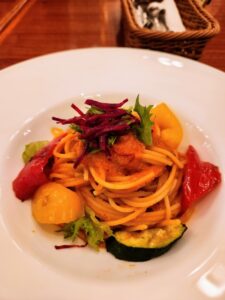 夏野菜パスタ