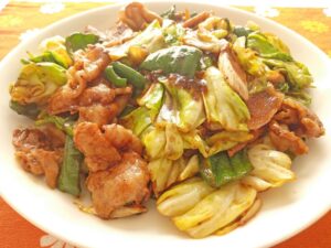 豚バラにんにく炒め