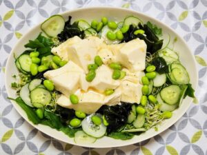 きゅうりと豆腐の中華風サラダ
