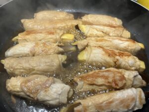 なすの肉巻き