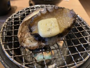 アワビ　バター焼き