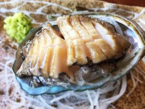 アワビ　刺身