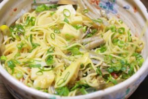 マテ貝パスタ