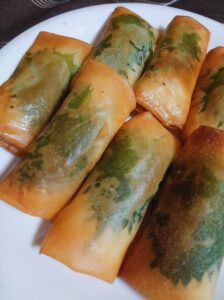大葉チーズ春巻き