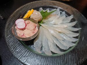 カワハギ 刺身