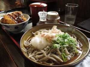 福井ソースカツ丼　おろしそば
