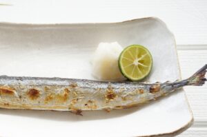 サンマ 塩焼き 薬味